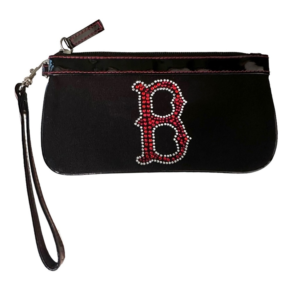 ILana Wolf | Boston Red Sox Rhinestone Bling Cluch Wristlet